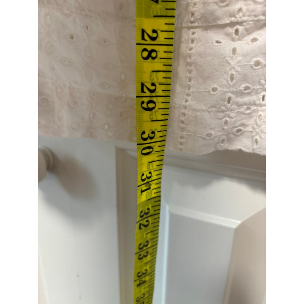 Old Navy White Eyelet Button Down Shirt XL - Picture 7 of 8